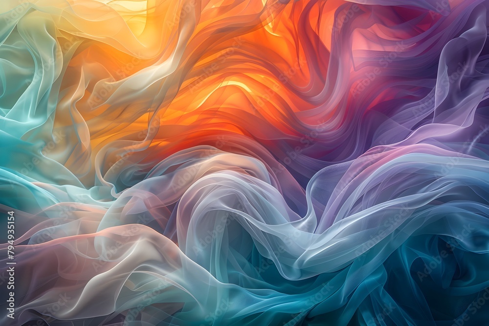 Flowing Color Symphony:Harmonizing a Captivating Symphony of Colorful Movements in an Inspiring Abstract Background Flowing Color Symphony:Harmonizing a Captivating Symphony of Colorful Movements in an Inspiring Abstract Background