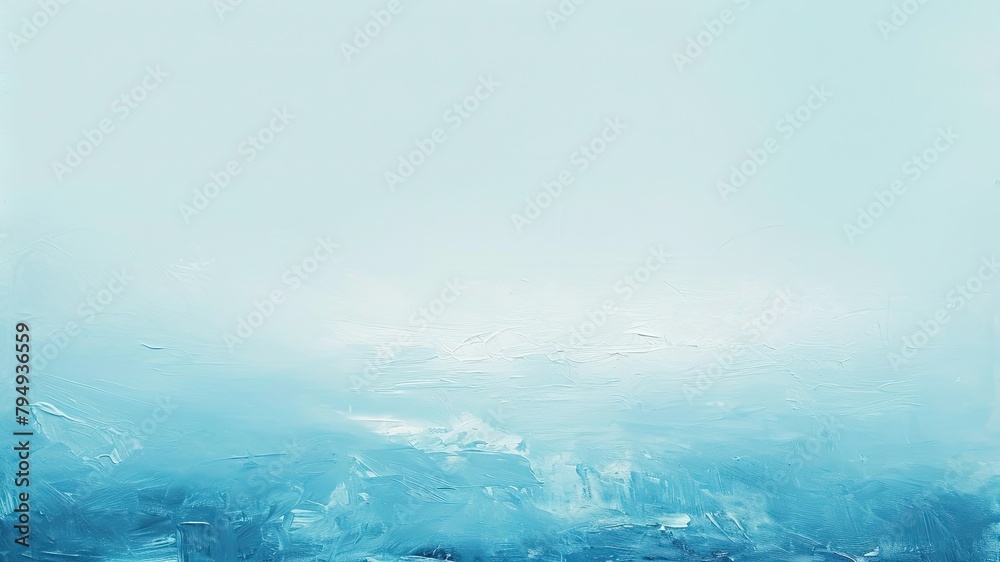 Fototapeta premium 水色の油絵背景_2