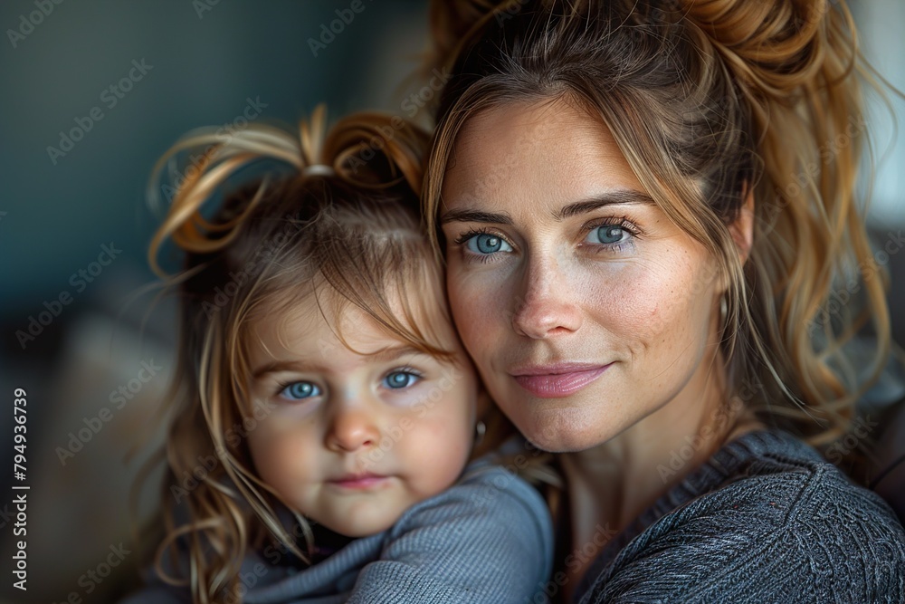 Young mother with child