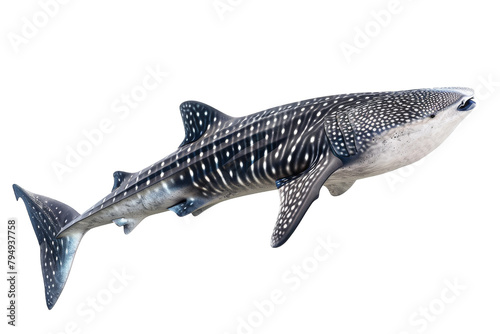 Majestic Ocean Giant Gentle Predator on Transparent Background