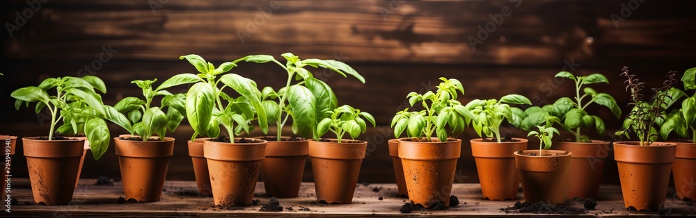 Seedlings of Hope: Vegetable Sprouts in Orderly Array Seedlings of Hope: Vegetable Sprouts in Orderly Array