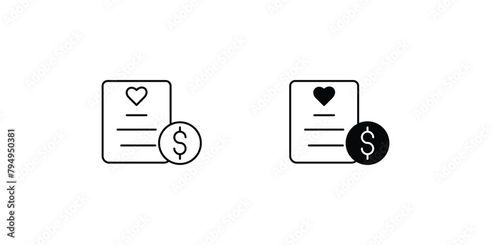 wedding cost icon with white background vector stock illustration wedding cost icon with white background vector stock illustration