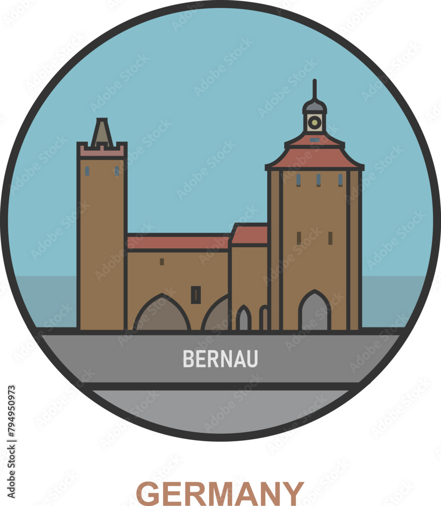 Bernau. Cities and towns in Germany