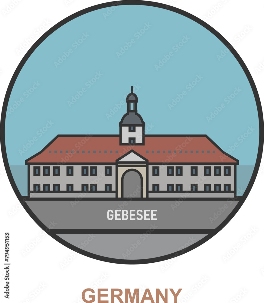 Gebesee. Cities and towns in Germany