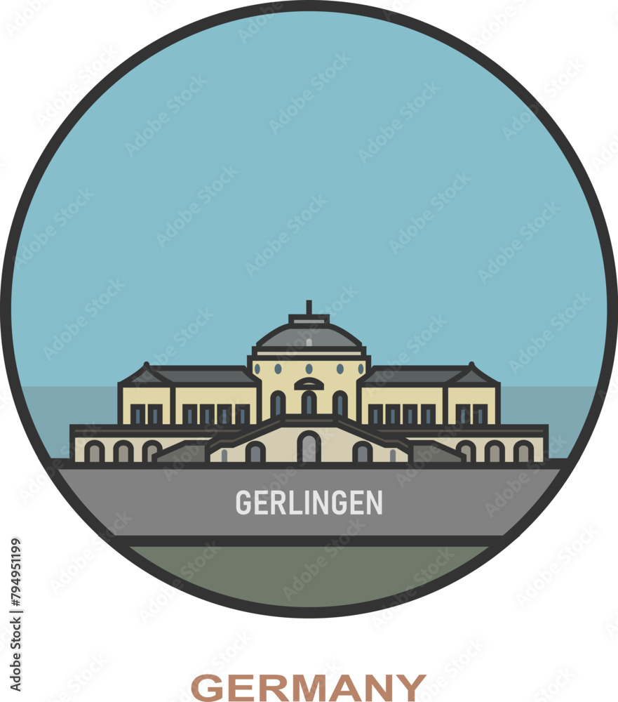 Gerlingen. Cities and towns in Germany