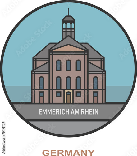 Emmerich am Rhein. Cities and towns in Germany #794951137
