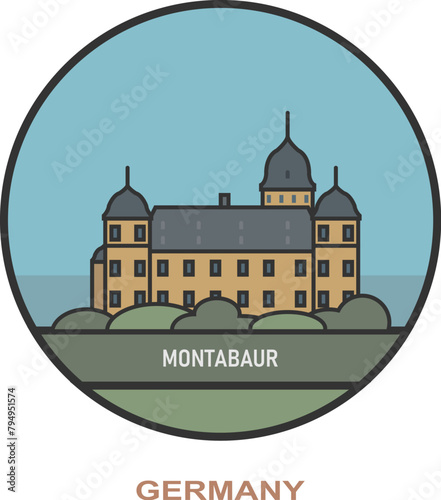 Montabaur. Cities and towns in Germany