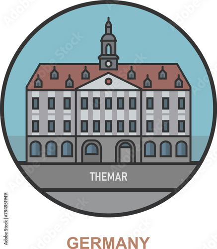 Themar. Cities and towns in Germany