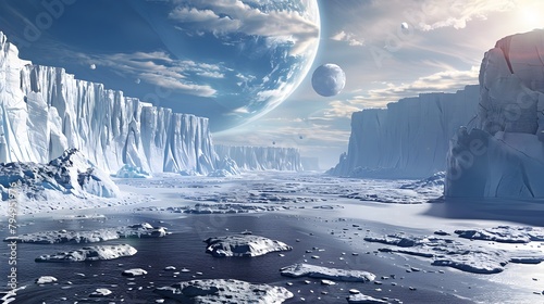 Frozen Interstellar Landsca...