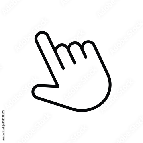 computer mouse cursor click hand pointer