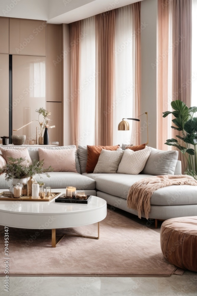 Home decoration trend 2024 Inspiring living rooms with trend