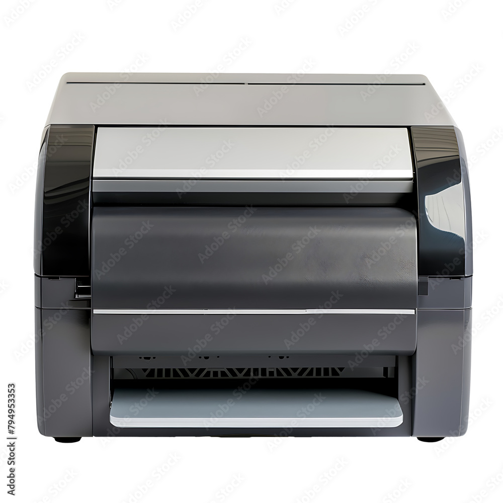 Modern press printing machine. Printer for printing business theme