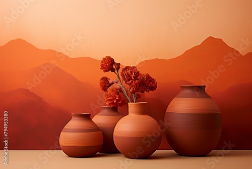 Burnt Sienna Earth Gradients: Terracotta Warmth Symphony