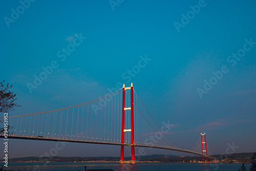 1915 Canakkale Bridge from Gelibolu district of Canakkale photo