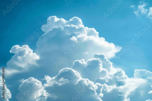 Blue Sky 5-NORTHEAST. Beautiful simple AI generated image in 4K, unique. © ArtSpree