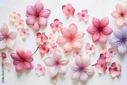 Cherry Blossom Gradient Tints: Serene Petal Palettes