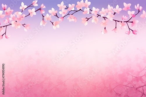 Cherry Blossom Gradient Tints  A Serene Spring Cherry Palette