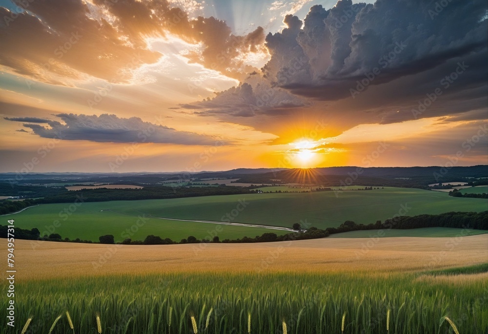 Picturesque Summer Fields: Capturing the Beauty of Rural Landscapes