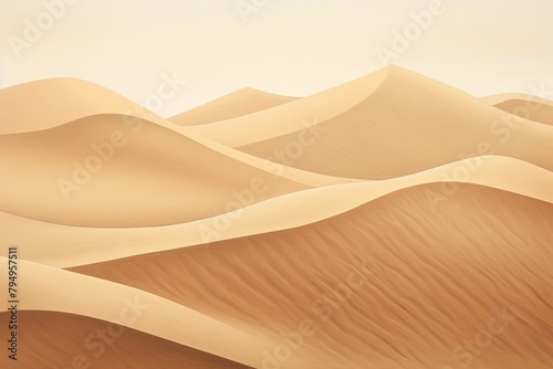 Earthy Tones Blend  Desert Sand Dune Gradients Image