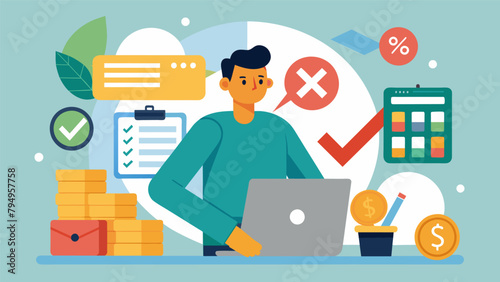 A freelancer sets aside a portion of his income for taxes and unexpected expenses avoiding financial stress and penalties in the future.