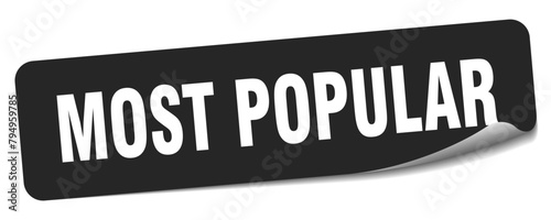 most popular sticker. most popular label