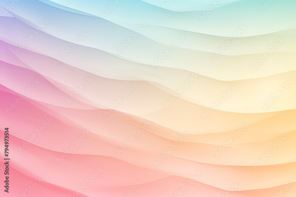 Fototapeta premium Pastel Rainbow Gradient Dreams: Spectral Light Spectrum Wallpaper
