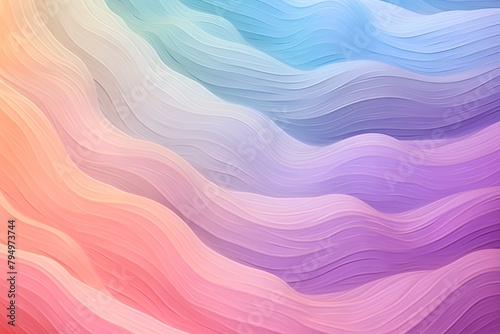 Pastel Rainbow Gradient Dreams: Soft Color Therapy Serenity