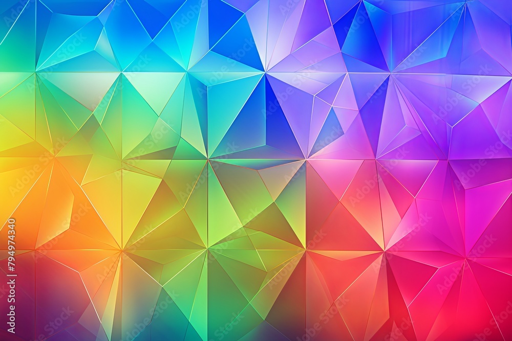 Prism Light Spectrum Backgrounds: Vivid Rainbow Light Effects