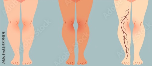 womens legs with varicose