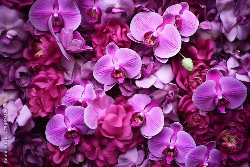 Radiant Orchid Gradient: Garden-Inspired Palette Delight
