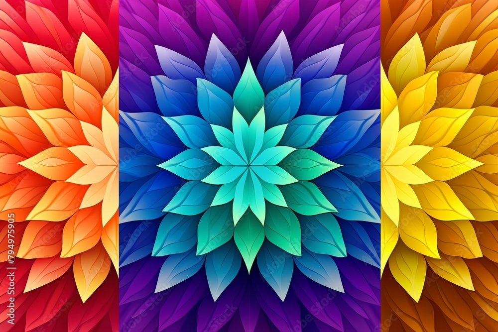 Rainbow Spectrum Kaleidoscope Gradients: Vibrant Digital Art Collection Rainbow Spectrum Kaleidoscope Gradients: Vibrant Digital Art Collection