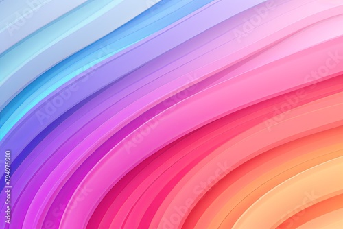 Rainbow Spectrum Gradient Wave Patterns  Vibrant Stylish Color Gradients