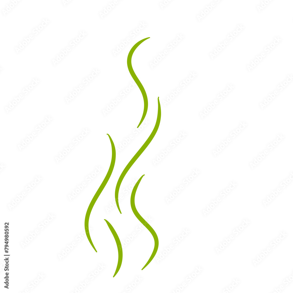 Green Rotten Smell Illustration Green Rotten Smell Illustration
