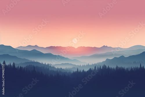 Sunrise Haze Gradient Overlays: Early Dawn Hues Captured