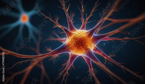 Neurons sending brain activity fairing biology 
