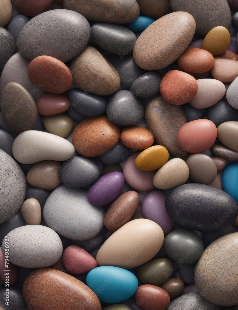 Colorful pebble background. Colorful pebble background.