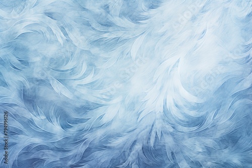 Blizzard Blue Swirls: Winter Frost Gradient Textures