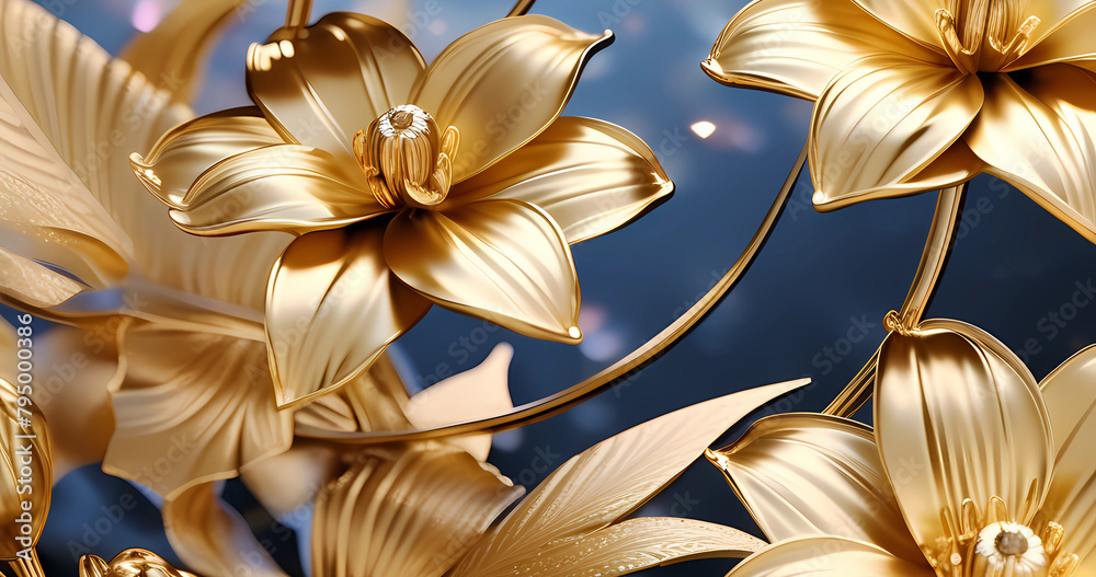 Abstract beautiful 3d flower blossom background Abstract beautiful 3d flower blossom background
