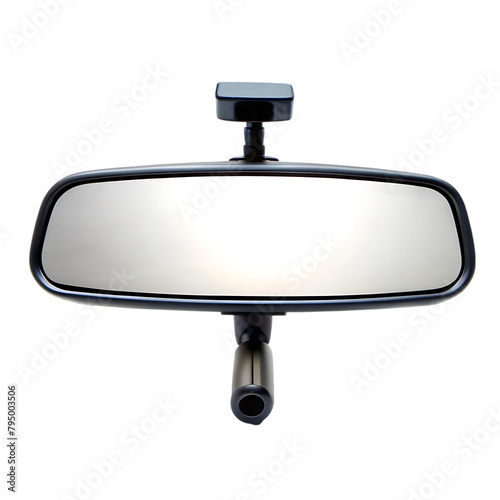 Good Looking Car Mirror Dash Cam Isolated on White Background