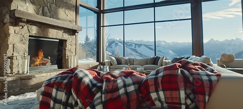 "Mountain Haven: Embracing Cozy Cabin Life"