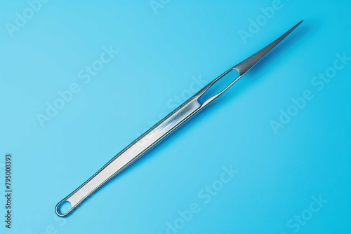 Scalpel, isolated on blue