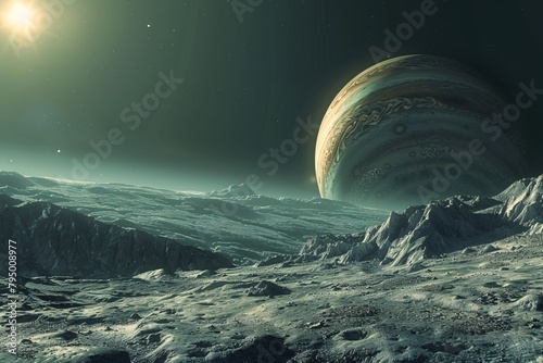 a planet on the moon photo