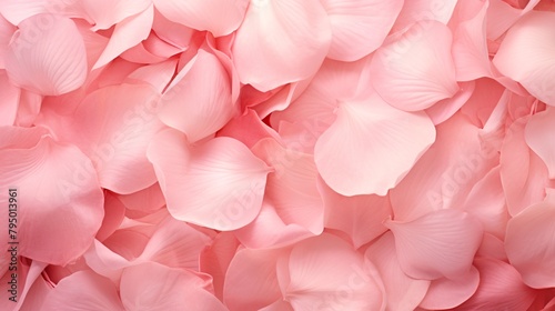 a pile of pink petals