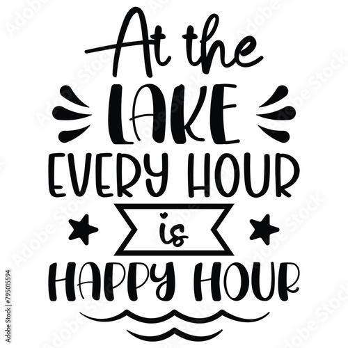 At the lake every hour is happy hour