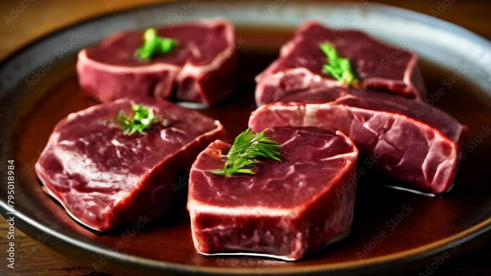  Deliciously seared steak ready to be savored