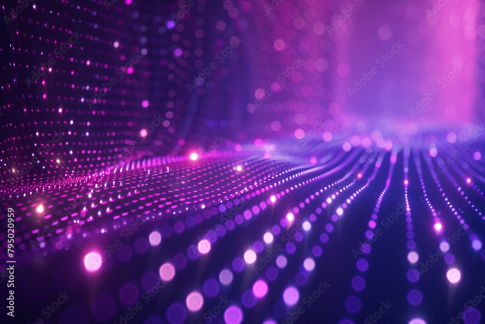 Digital technology abstract background with blurred lights and moving lights, in the style of precisionist line, 3D network connections with plexus design background Color theme red 