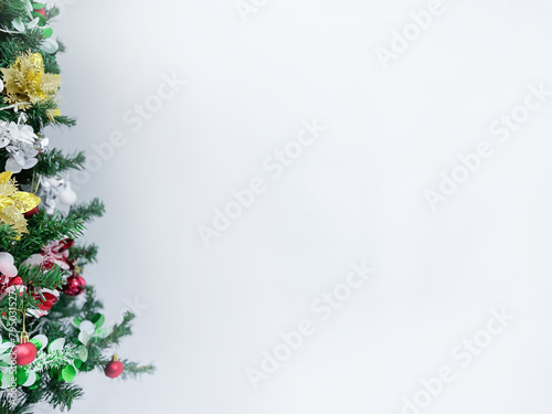 white background christmas