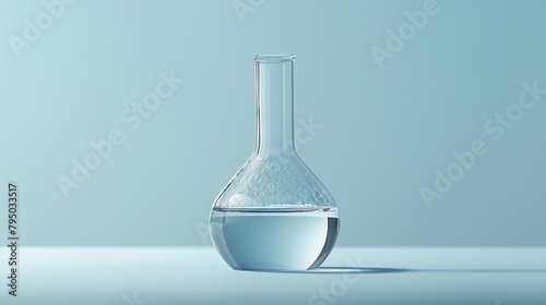 Propylene Glycol A laboratory flask with Propylene Glycol solution photo
