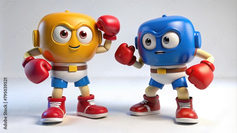 Characters Making 4K Boxes