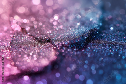 Wallpaper Mural A colorful, glittery background with pink and blue hues Torontodigital.ca